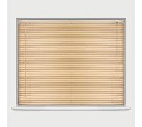 Home In Style Easy-Fit PVC Venetian Blind (90 x 150 cm, Natural-Wood Grain Effect)
