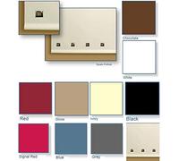 Home In Style Square Eyelet Roller Blind Eyelet Edge Trimmable Window Blinds (60 x 160, Ivory)