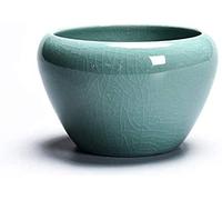 Home Indoor Ceramic Flowerpot Phalaenopsis Green Plants Cactus Herbs Plants House Plants Plant Pot Family Decoration Landscape Potted Creative Gardening Bonsai Planter (B 13.5 * 9cm)