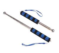 Home Inspection Sound Detection Hammer Telescopic Stainless Steel 98cm | Wall Check Rod Tool, Reinforced Pressure Groove, Blue Finish, for Blackboard Presentations and Home Inspection