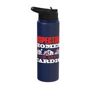 Home Inspector Building Inspecting Homes is My Cardio Stainless Steel Insulated Water Bottle