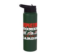 Home Inspector Building Inspecting Homes is My Cardio Stainless Steel Insulated Water Bottle