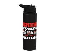 Home Inspector Building Inspecting Homes is My Cardio Stainless Steel Insulated Water Bottle