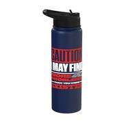 Home Inspector Building Inspector Caution I May Find Stainless Steel Insulated Water Bottle