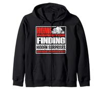 Home Inspector Building Inspector Finding Hidden Surprises Zip Hoodie