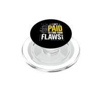 Home Inspector I Get Paid To Find Your Flaws PopSockets PopGrip for MagSafe