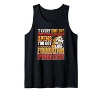 Home Inspector Pun Funny Property Home Inspection Tank Top