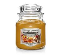 Home Inspiration Jar Candle, Christmas Sweet Fragrance, Xmas Decor Idea (Apple Cider Tasting, Medium Jar)