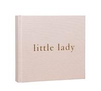 Home Inspirations Bambino Blush Pink Linen Photo Album - Little Lady
