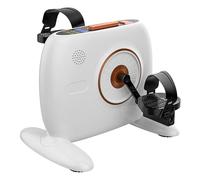 Home Intelligent Rehabilitation Machine, Under Desk Bike Pedal Exerciser, Mini Exercise Bikes Peddler for Arm Leg Physical Therapy and Seniors Rehab Portable Foot Exerciser(White)
