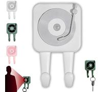Home Intelligent Voice Reminder-Recordable Motion Activated, Door Alarm with Remote, Window Sensors, Pool/Garage Door Alert, Wireless Entry, Independent Living, Smart Keys/Phones Reminder (White)