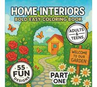 “Home Interiors Coloring Book Part - One : A Relaxing Adult Coloring Book of Cozy Rooms, Stylish Decor & Peaceful Spaces.”: Beautiful Rooms, Cozy ... Decor Designs for Relaxation and Creativity