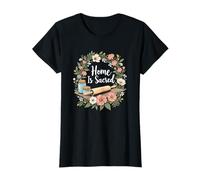 Home is Sacred Tradwife Cottagecore Homemaker Baking T-Shirt