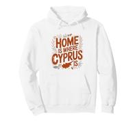 Home Is Where Cyprus Is Cypriot Roots Island Map Nicosia Pullover Hoodie