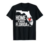 Home is Where Florida is Sunshine State Love T-Shirt