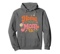 Home Is Where Mom Is Mother's Day Art Pullover Hoodie