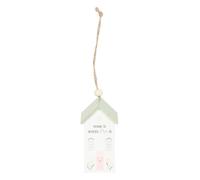 Home Is Where Mum Is Hanging Decoration - Heartwarming Wall Art to Celebrate Mums Who Bring Comfort, Love & Warmth to Every Home - Meaningful Gift for Mother's Day or Any Occasion