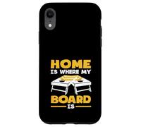 Home Is Where My Board Is Cornhole Lover Case for iPhone XR