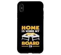 Home Is Where My Board Is Cornhole Lover Case for iPhone XS Max