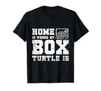 Home is Where My Box Turtle Lover Reptile Owner Humor T-Shirt