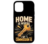Home Is Where My Commission Is Realtor Agent Case for iPhone 12/12 Pro