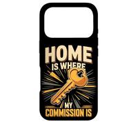 Home Is Where My Commission Is Realtor Agent Case for iPhone 17 Pro
