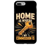 Home Is Where My Commission Is Realtor Agent Case for iPhone 7 Plus/8 Plus