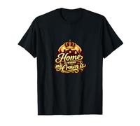 Home is Where My Crown is Local Pride Badge Design T-Shirt