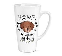 Home is Where My Dog is 17oz Large Latte Mug Cup