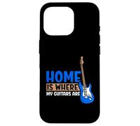 Home is where my guitars are Case for iPhone 16 Pro