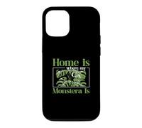 Home Is Where My Monstera Is For A Gardener Philodendron Fan Case for iPhone 12/12 Pro