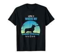 Home Is Where My Pembroke Welsh Corgi Roams Daily T-Shirt