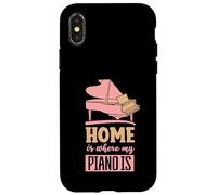 Home is where my piano is Case for iPhone X/XS