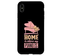Home is where my piano is Case for iPhone XS Max