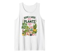 Home is Where My Plants are Crazy Plant Lady Tank Top