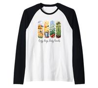 Home Is Where My Plants Are Farm Garden Life Raglan Baseball Tee