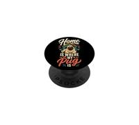 Home Is Where My Pug Is - Pug Lover PopSockets Adhesive PopGrip