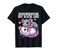 Home Is Where My Rats Are Rat Mom Mouse Mama Mother's Day T-Shirt