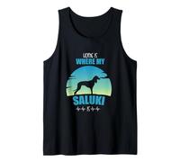 Home is Where My Saluki Family & Friends Gather Always Tank Top