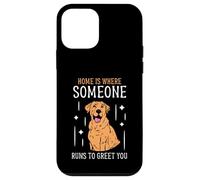 Home is where someone runs to greet you - Labrador Case for iPhone 12 mini
