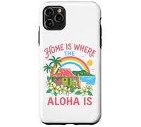 Home Is Where The Aloha Is Hawaiian Beach Surf Paradise Art Case for iPhone 11 Pro Max