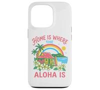 Home Is Where The Aloha Is Hawaiian Beach Surf Paradise Art Case for iPhone 13 Pro