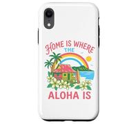 Home Is Where The Aloha Is Hawaiian Beach Surf Paradise Art Case for iPhone XR