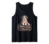 Home is Where The Dog and Plants are Tank Top