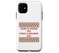Home is where the Female Orgasms are -sexy gifts for couples Case for iPhone 11