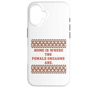 Home is where the Female Orgasms are -sexy gifts for couples Case for iPhone 16