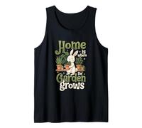 Home is Where The Garden Grows Bunny Plants Tank Top