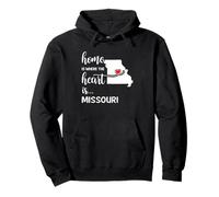 Home Is Where The Heart Is Missouri Pullover Hoodie