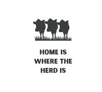 Home is where the herd is, paperback journal