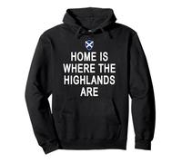Home Is Where The Highlands Are Funny Scottish Pullover Hoodie